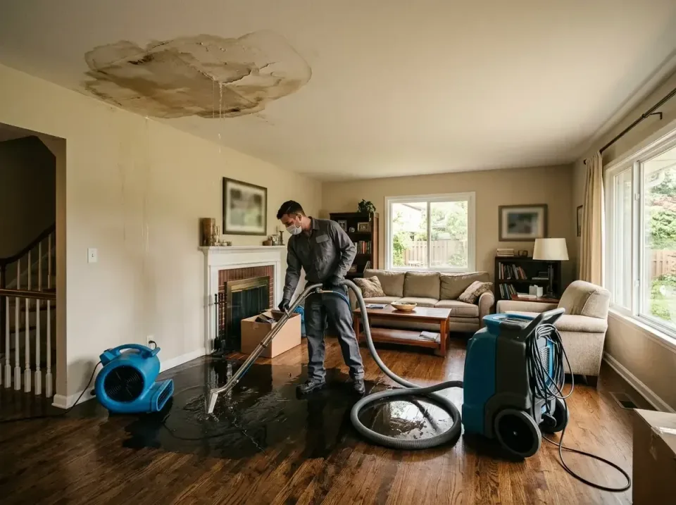 attic-pipe-burst-ceiling-drip-008 — frequently asked questions, Water Damage Restoration & Carpet Care in Olive Branch, MS